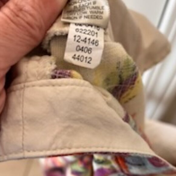 J Jill Cotton A-line Floral Skirt Women’s Size 12 Mulit Colors - Picture 11 of 13